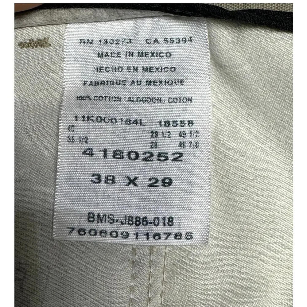 LEE Focused on Quality Men's Tan Chino Pants Size 38 x 29 XL - Picture 4 of 11